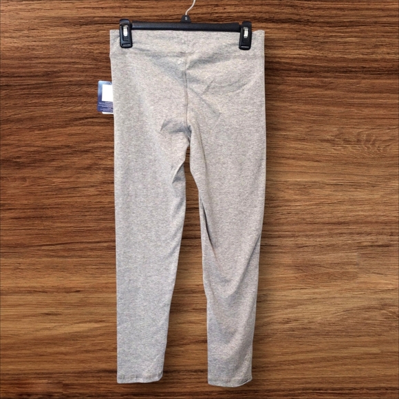 Champion Girls Signature Script Gray Athletic Leggings Size XL - Picture 2 of 4